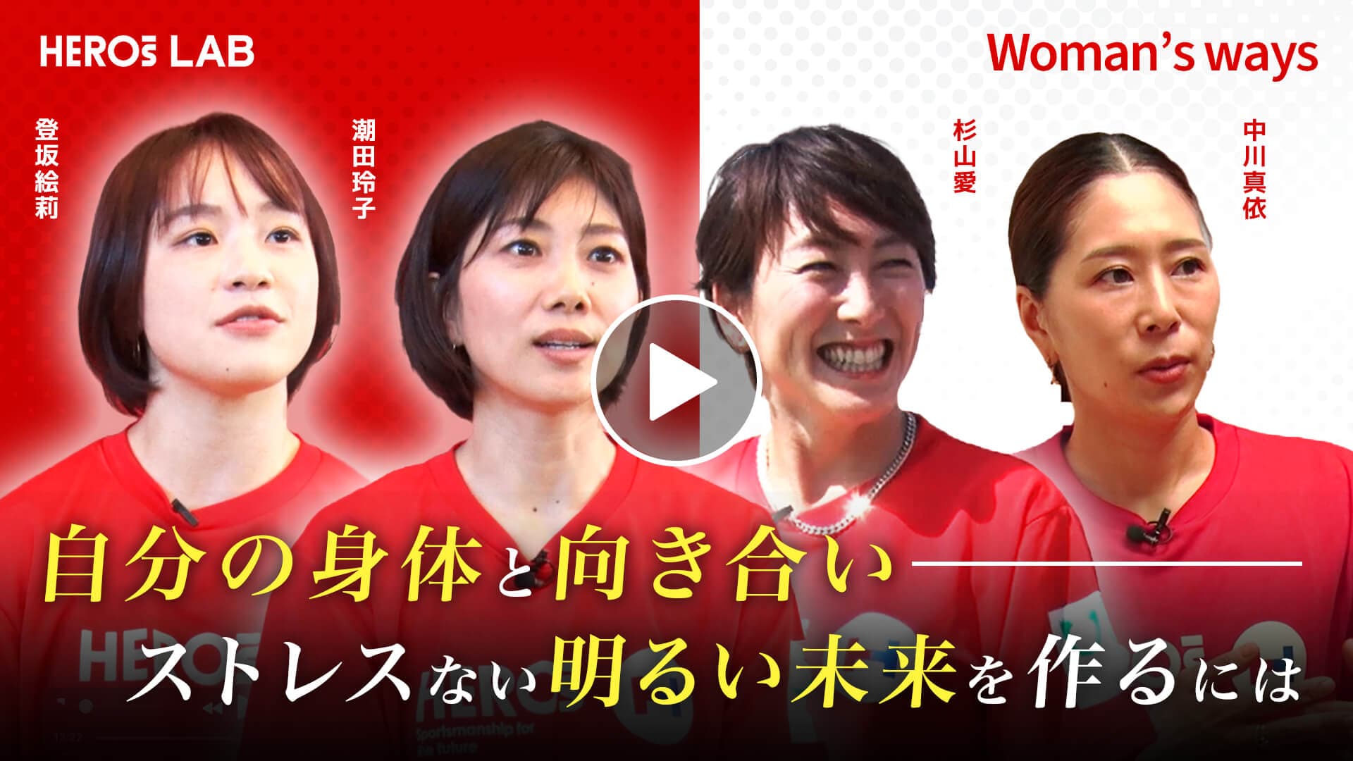 Womans ways 女性アスリートが向き合う社会課題