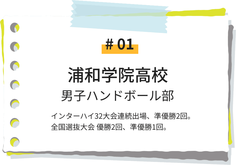 浦和学院高校 男子ハンドボール部