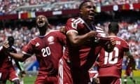 カタールが劇的ドロー Ｗ杯で初の勝ち点