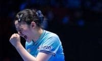 張本美和が大逆転で大会2冠達成