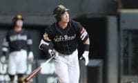 栗原両リーグ最速20号で鷹が連勝