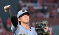阪神・立石正広が二塁でノックか