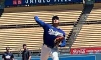 大谷翔平がライブBP 1安打1四球