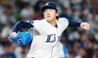 西武・隅田知一郎 3度目の完封勝利