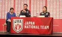 女子代表が帰国 石川主将「申し訳ない」