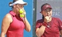 穂積絵莉ペア 完勝で全米OP初戦突破