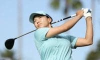 渋野日向子が涙　予選通過厳しく