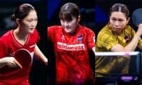 卓球日本女子3選手が4強で優勝争いへ