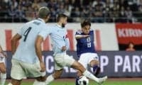 代表デビュー松木玖生 圧巻の初ゴール