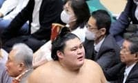 大の里 痛恨の連敗でトップ並ばれる