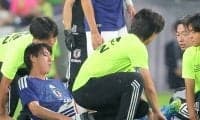 熊坂光希 左膝内側側副靱帯損傷と診断