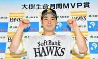 鷹 近藤健介9・10月月間MVP受賞
