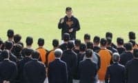 巨人・松井新監督 初の訓示