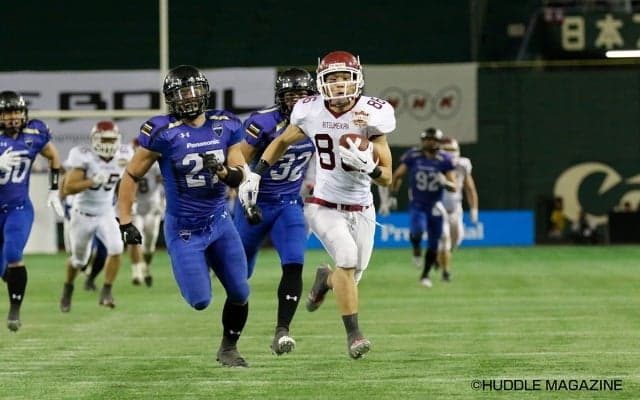 NFLドラフト候補と同タイム立命館大WR猪熊が40ヤード4秒32を記録