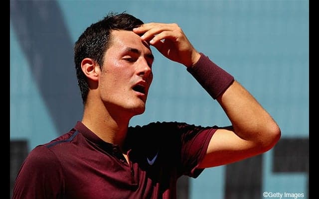  トミックが病気のため、試合開始後10分で棄権負け [BNL イタリア国際] 