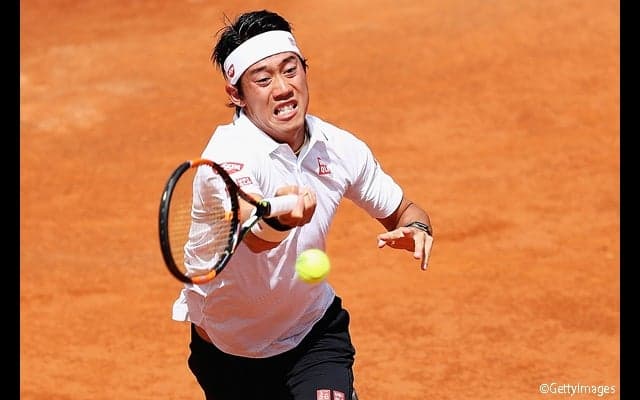  錦織が前週に続いてガスケを破り、2年連続8強入り [BNL イタリア国際] 