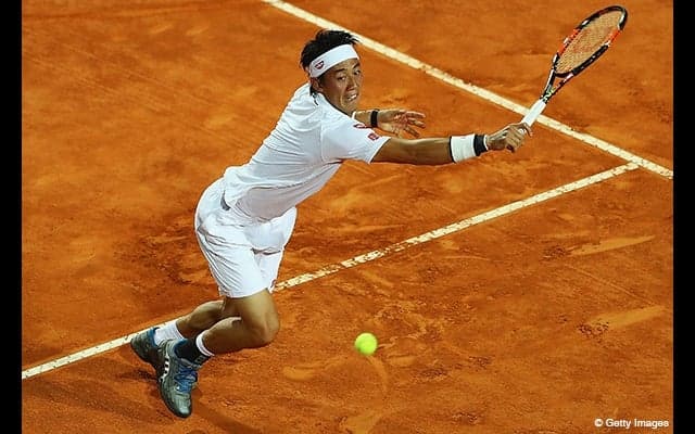  錦織はティームの猛攻を振り払い、ジョコビッチとの準決勝へ [BNLイタリア国際] 