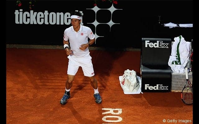  「ジョコビッチvs錦織」スコア経過 [BNLイタリア国際] 