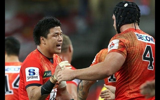  五郎丸＆ツイ対サンウルブズは21日。前日レセプションで顔合わせ。 