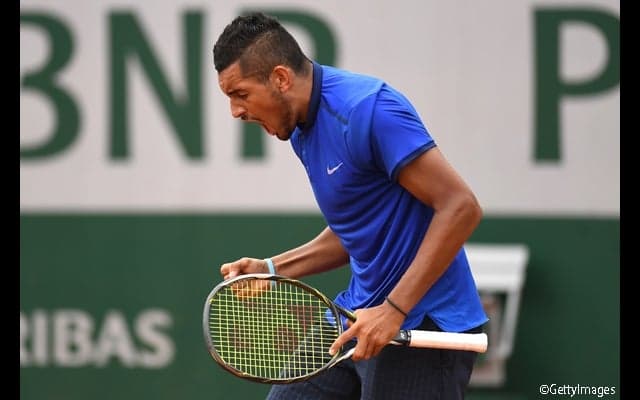  キリオス、ペールらが2回戦に進出 [全仏オープン] 