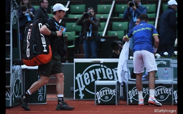  チリッチが初戦敗退、マレー対ステパネクは第4セット途中で日没順延 [全仏オープン] 