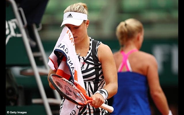  全豪覇者のケルバーが初戦敗退 [全仏オープン] 