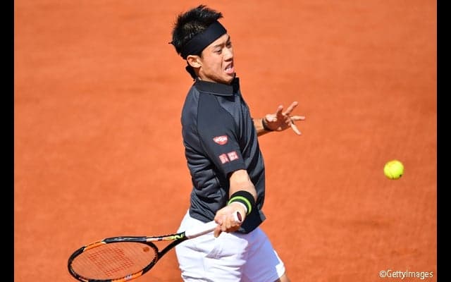  錦織がクズネツォフをストレートで退け3回戦へ [全仏オープン] 
