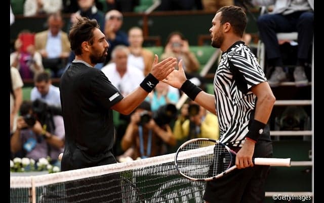  地元フランスのツォンガが2セットダウンからの逆転勝利で3回戦へ [全仏オープン] 