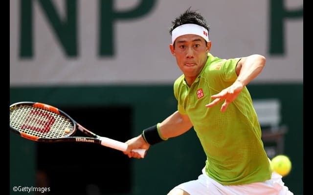  錦織がベルダスコとのフルセットマッチを制して3度目のベスト16進出 [全仏オープン] 