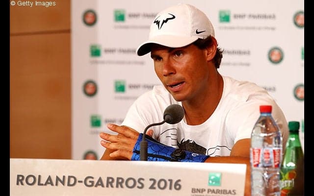  ナダルが左手首の故障のため棄権 [全仏オープン] 