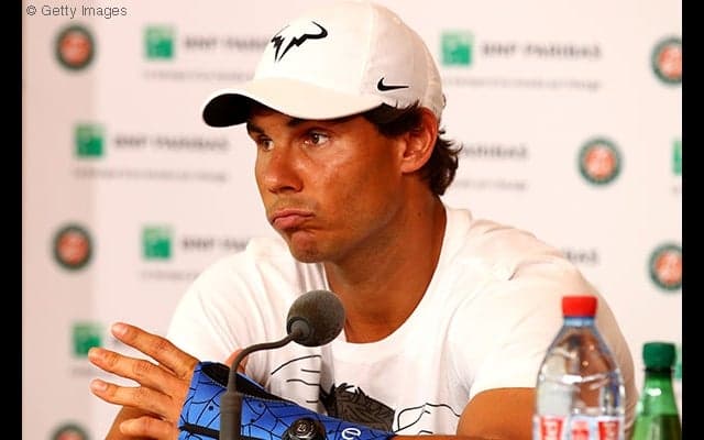  ナダルが左手首の故障で棄権「キャリアでもっともつらい記者会見」[全仏オープン] 