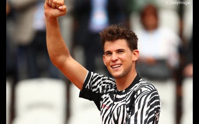  ティームが19歳のズベレフを下して16強入り [全仏オープン] 