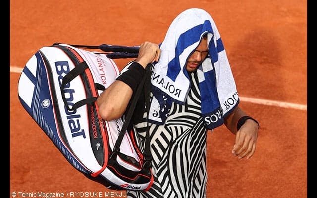  地元フランスのツォンガが3回戦を途中棄権 [全仏オープン]  