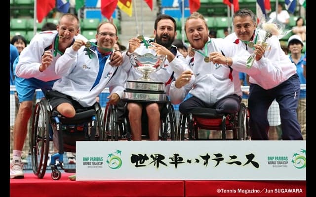 男子はフランスが2年ぶり7度目の優勝、日本は惜しくも準V [第32回車いすテニス世界国別選手権] 