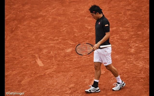  錦織が4回戦でガスケと対戦、第1セットは6-4でガスケ [全仏オープン] 