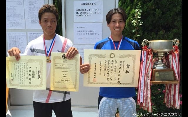  シングルスは只木信彰、ダブルスは松尾友貴／金城充が優勝 [第53回埼玉オープン（春季）／男子] 