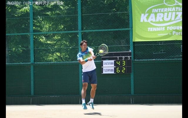  内山靖崇が単複ともに準々決勝へ [F6軽井沢フューチャーズ] 