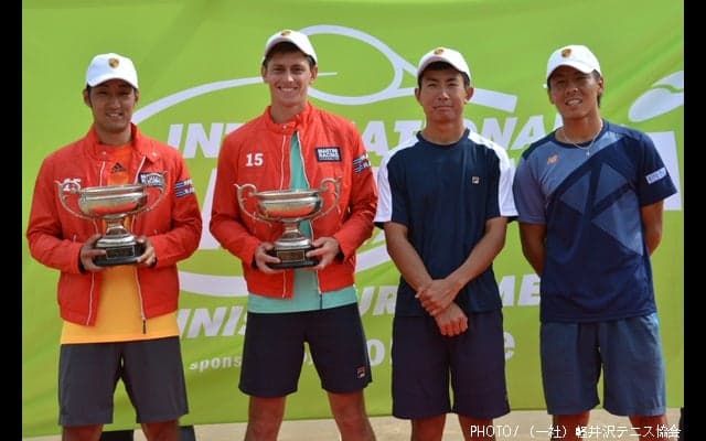  内山靖崇がウィッティントンとのダブルスで今季初優勝 [F6軽井沢フューチャーズ] 