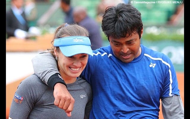  ヒンギスとパエスがミックスダブルスで生涯グランドスラム達成 [全仏オープン] 