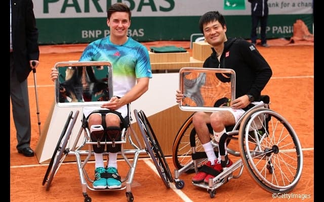  国枝慎吾とリードのダブルスが大会2連覇 [全仏オープン・車いすの部] 
