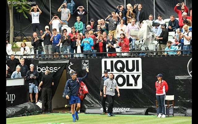  フェデラーの復帰戦は雨でお預け [メルセデス・カップ] 