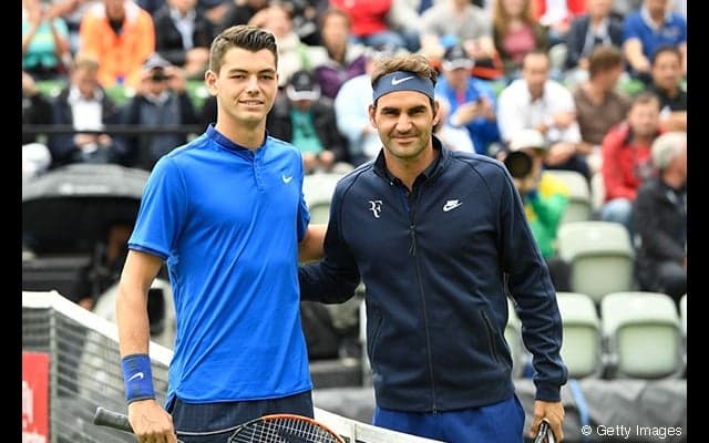  フェデラーの復帰戦は18歳フリッツに辛勝 [メルセデス・カップ] 