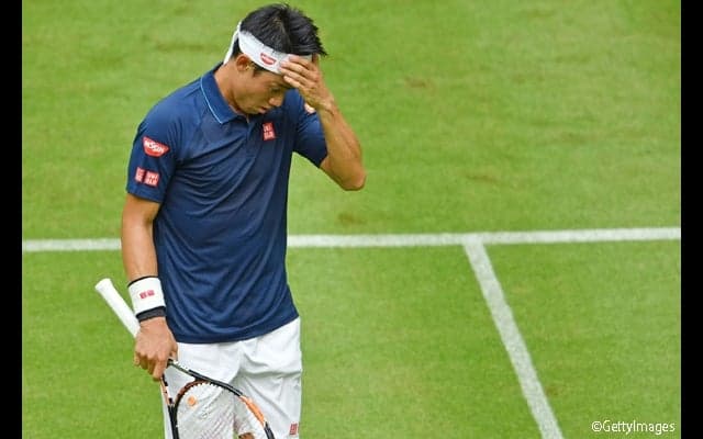  錦織がシングルス2回戦とダブルスを棄権 [ゲリー・ウェバー・オープン] 