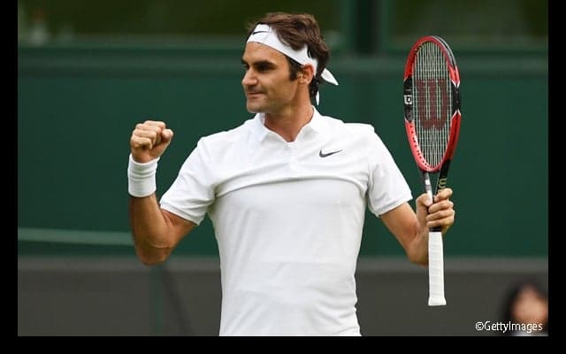  フェデラーがペラを下して初戦勝利 [ウィンブルドン] 