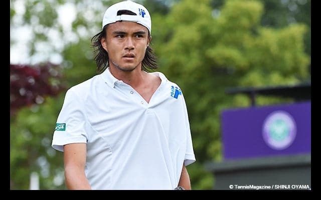  ダニエルは腹痛で粘り発揮できず、初勝利をかけた日比野の1回戦は降雨のため中断中［ウィンブルドン］ 