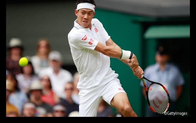  錦織とベネトーの2回戦、第1セットは6-4でベネトー [ウィンブルドン] 