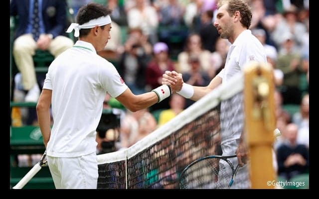  錦織が2回戦突破でウィンブルドンでのマッチ10勝目 [ウィンブルドン] 