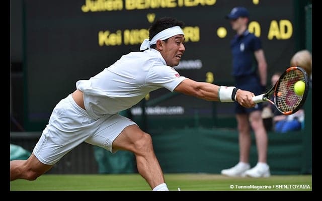  「収穫あり」と錦織は2回戦突破、土居も5年ぶりのグランドスラム3回戦進出［ウィンブルドン］ 