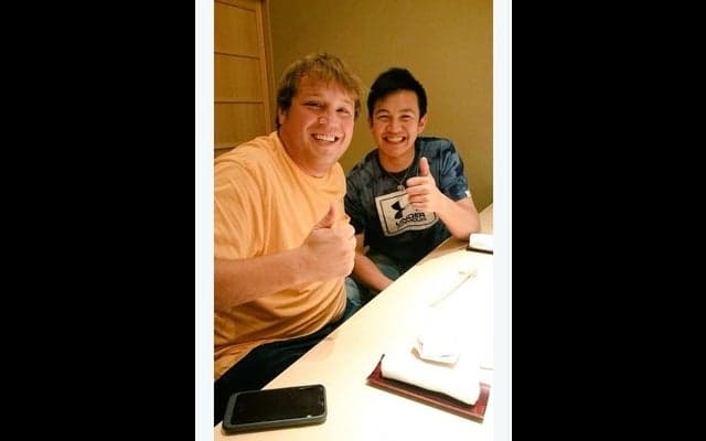 DeNA・山崎康晃、ザガースキーと「Japanese SUSHI」