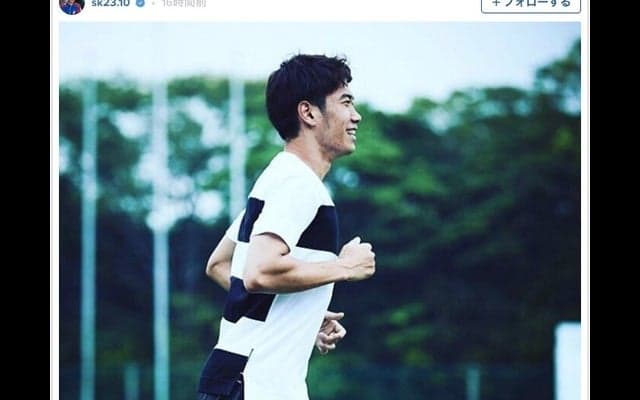 香川真司、東京でトレーニング「It's so hot！」